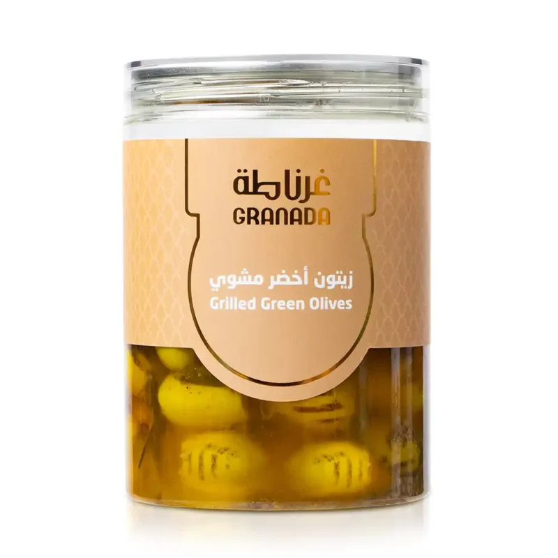 زيتون اخضر مشوي